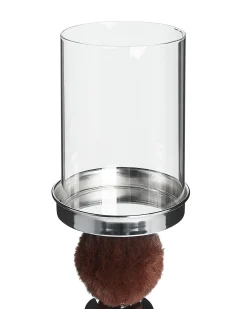 Świecznik PADRE Szkło 38 cm Brązowy