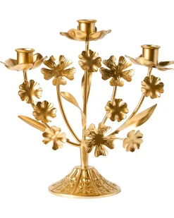 Świecznik RAMADA Metal 25 cm Złoty