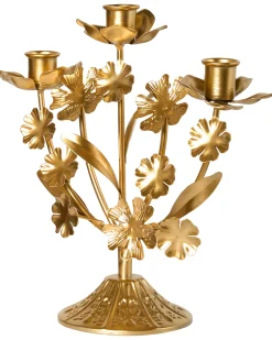 Świecznik RAMADA Metal 25 cm Złoty