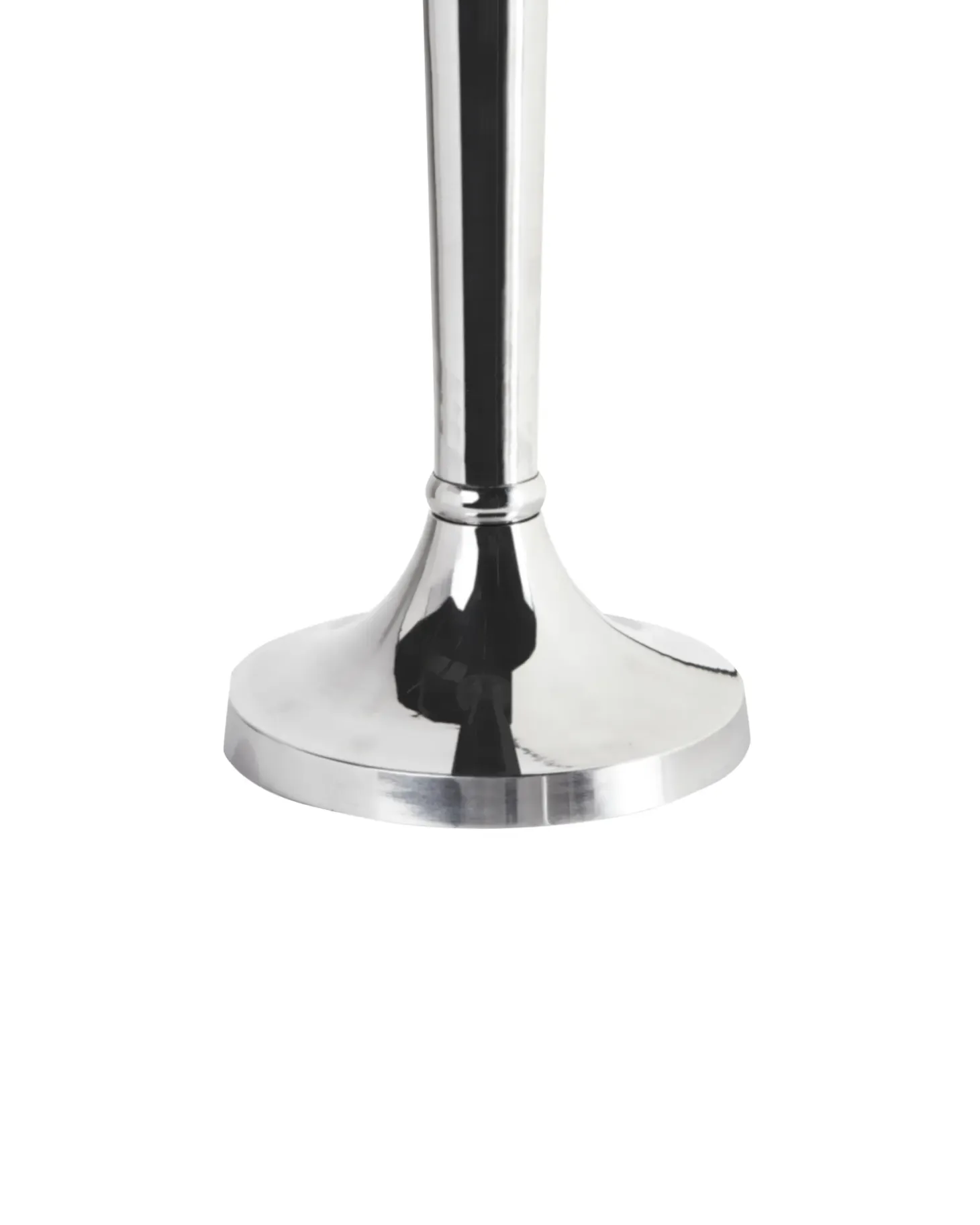 Świecznik SANAFA Metal 41 cm Srebrny