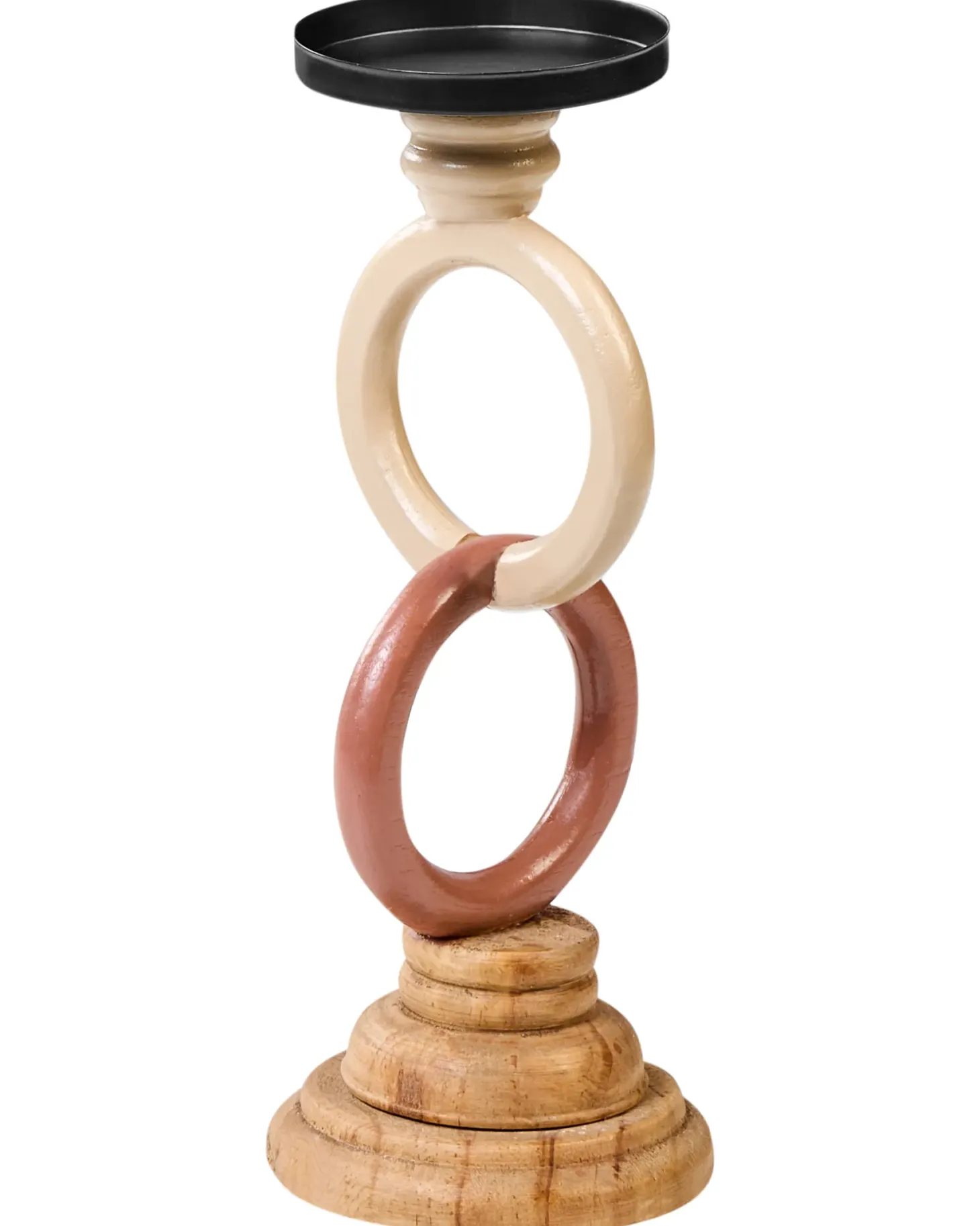 Świecznik WATERFORD Drewno sosnowe 29 cm Kolorowy