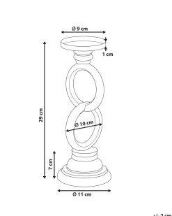 Świecznik WATERFORD Drewno sosnowe 29 cm Kolorowy