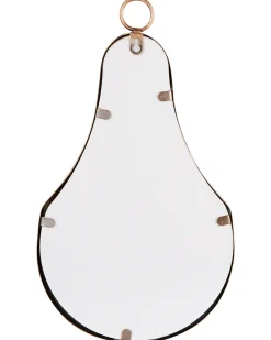 Świecznik wiszący BAZARNES Metal 45 cm Złoty