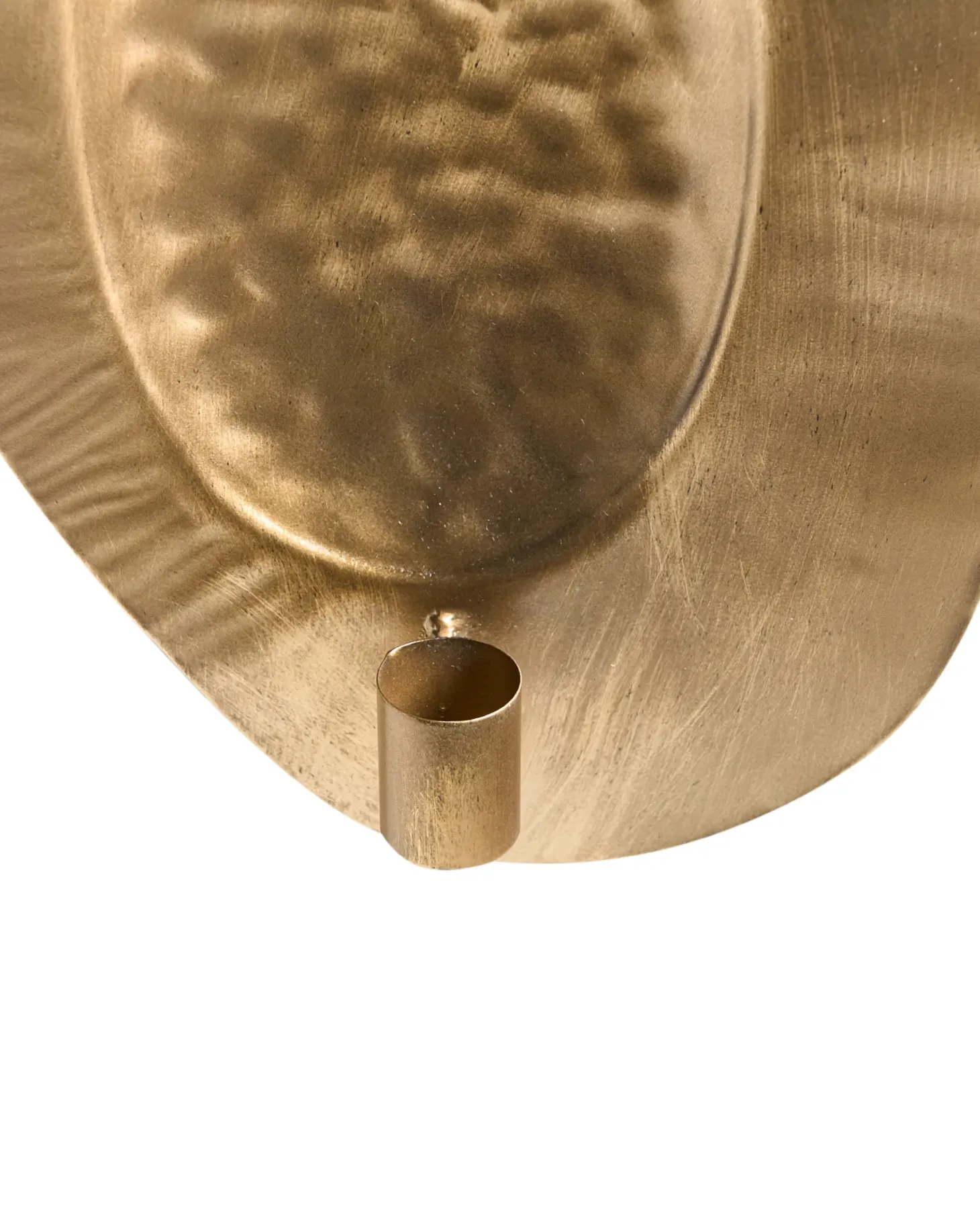 Świecznik wiszący PENICHE Metal 60 cm Złoty