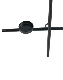 Świecznik wiszący PORTO 74 cm Czarny