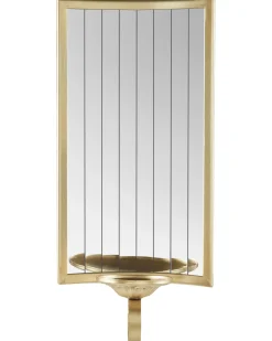 Świecznik wiszący SOBREDA Metal 41 cm Złoty