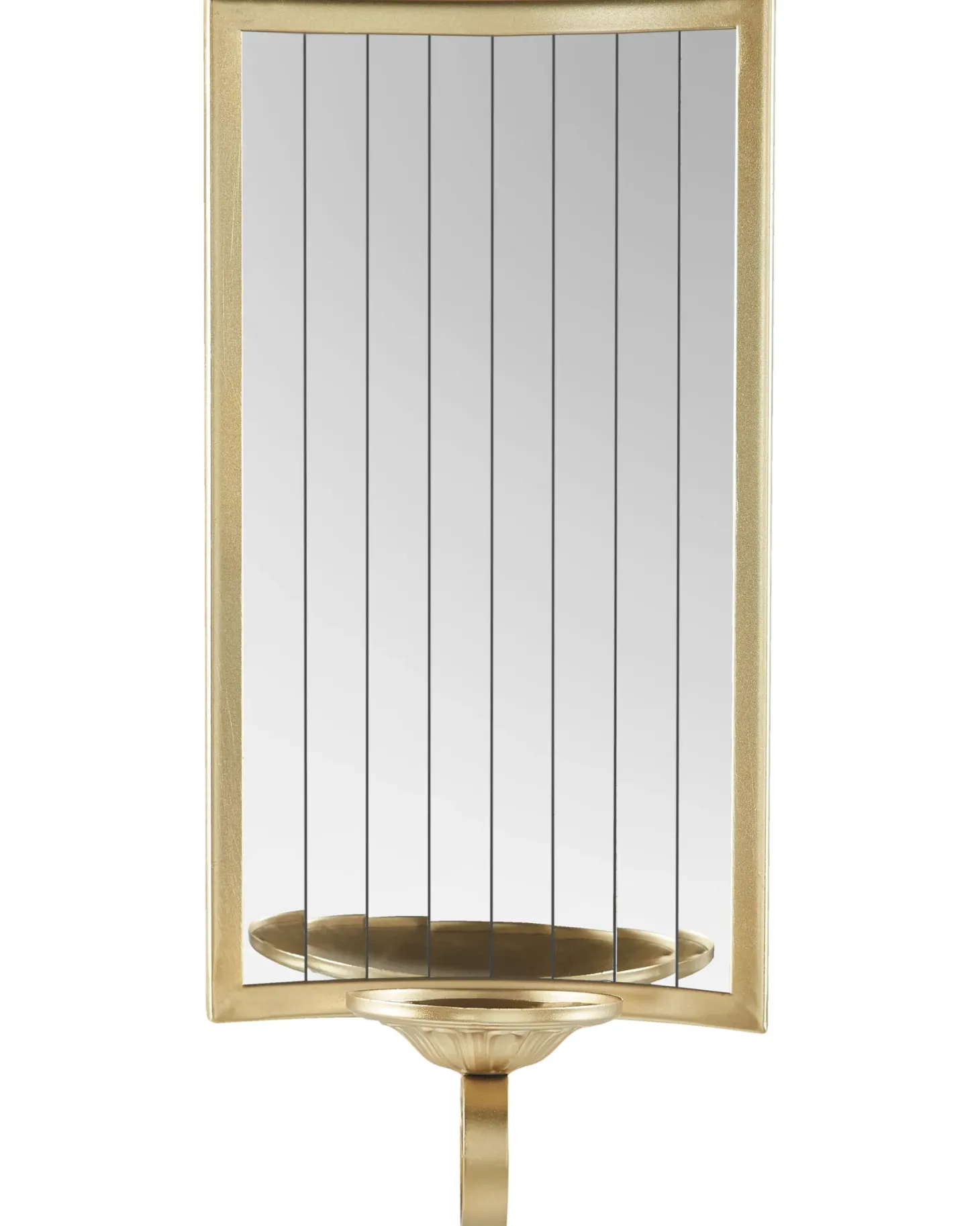 Świecznik wiszący SOBREDA Metal 41 cm Złoty