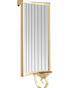 Świecznik wiszący SOBREDA Metal 41 cm Złoty