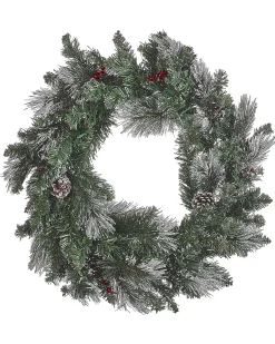 Wieniec świąteczny LED WAPTA Zielony 40 cm