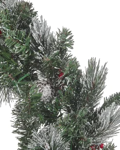 Wieniec świąteczny LED WAPTA Zielony 40 cm