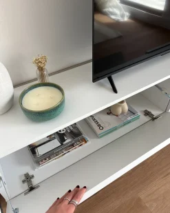 Best Wisząca szafka RTV GLADSTONE Szafki Rtv|Wszystko Do Przechowywania