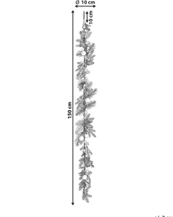 Świąteczna girlanda HUELVA 150 cm Zielony