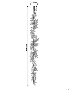 Świąteczna girlanda IRUN 150 cm Czerwony