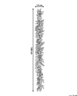 Świąteczna girlanda LED ELBRUS 180 cm Zielony