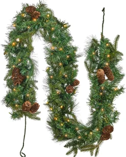 Świąteczna girlanda LED KAMERUN 180 cm Zielony