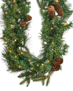 Świąteczna girlanda LED KAMERUN 180 cm Zielony