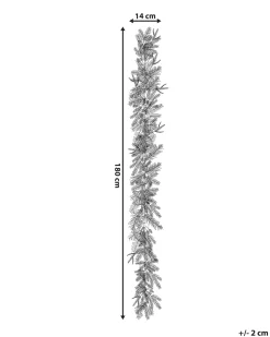 Świąteczna girlanda LED KAMERUN 180 cm Zielony