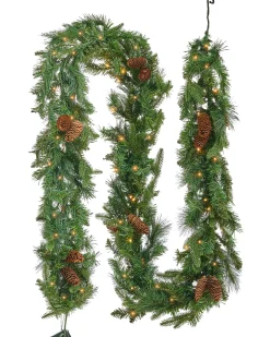Świąteczna girlanda LED KAMERUN 270 cm Zielony