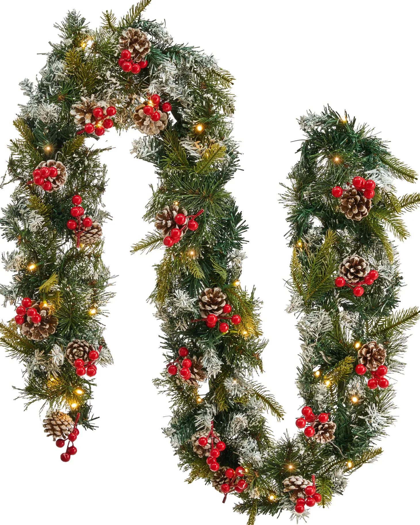 Świąteczna girlanda LED PAIMIO 180 cm Zielony