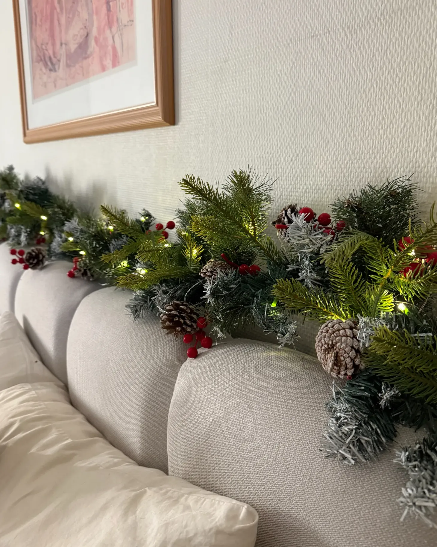 Świąteczna girlanda LED PAIMIO 270 cm Zielony