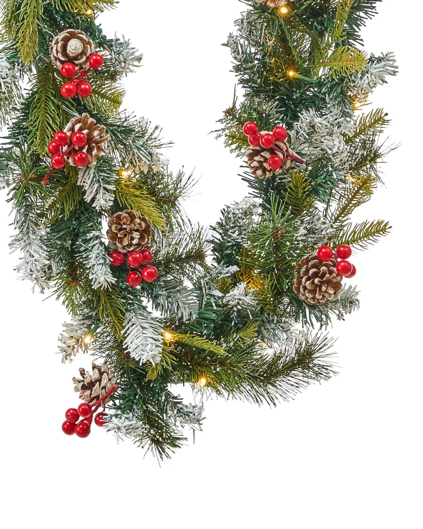 Świąteczna girlanda LED PAIMIO 270 cm Zielony