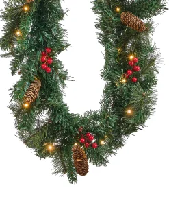 Świąteczna girlanda LED TENALA 270 cm Zielony