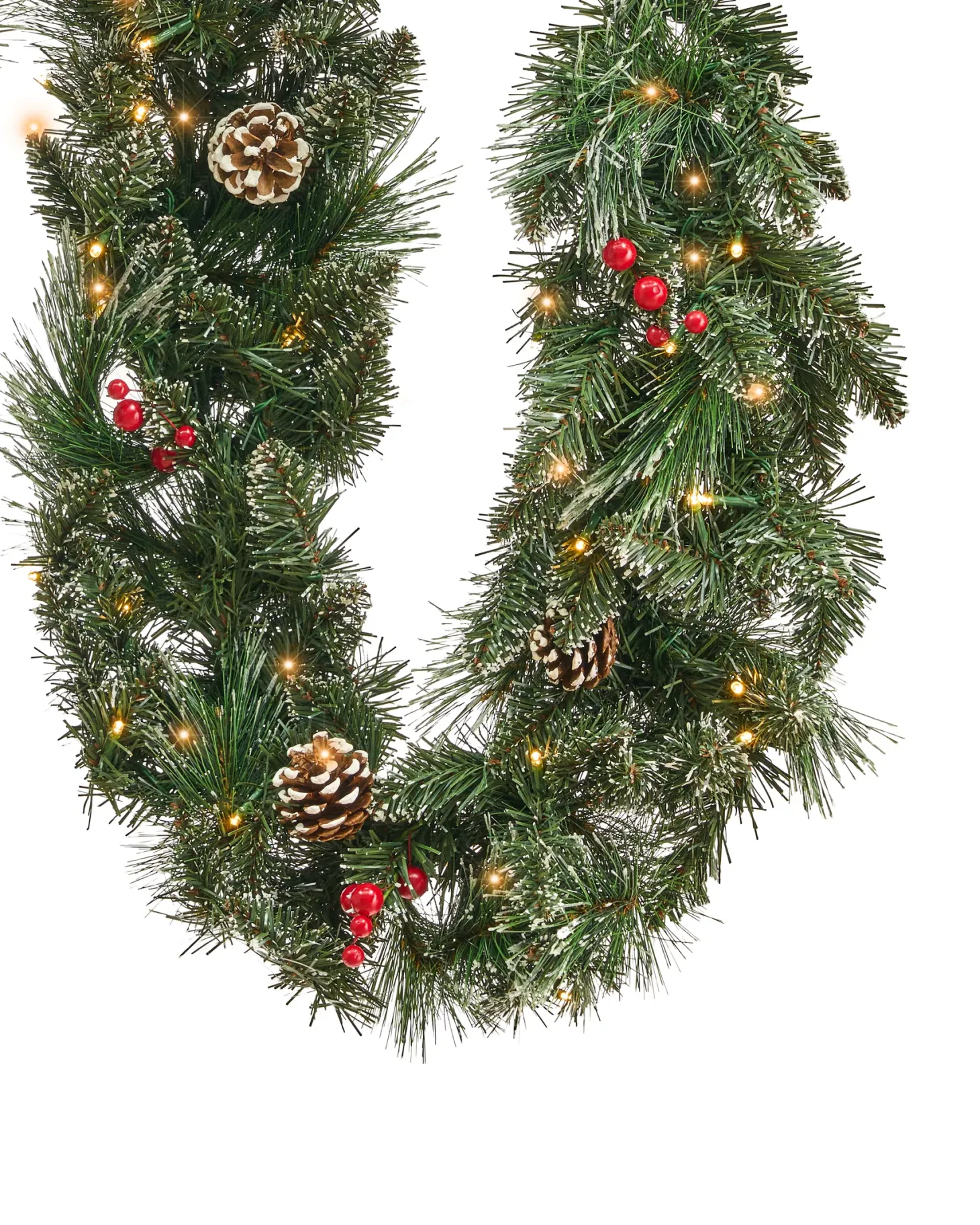 Świąteczna girlanda LED WAPTA 180 cm Zielony