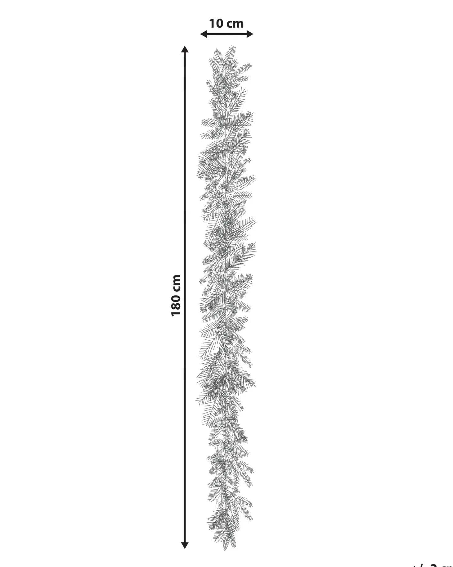 Świąteczna girlanda LED WAPTA 180 cm Zielony