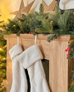 Świąteczna girlanda LED WHITEHORN 180 cm Ciemnozielony