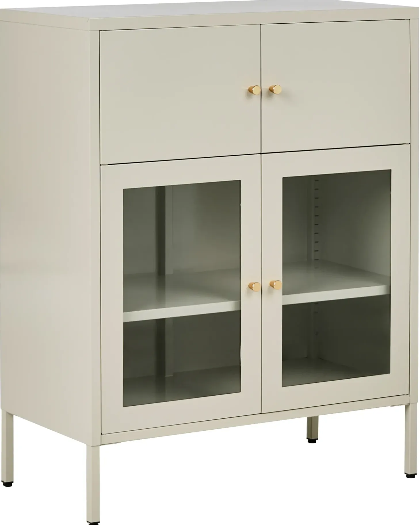 Best Witryna ze szklaną gablotą ESHOLT Metal 80 cm Jasno Wszystko Do Przechowywania W Kuchni|Wszystko Do Przechowywania