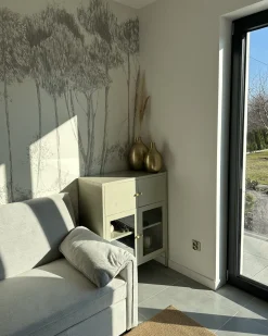 Best Witryna ze szklaną gablotą ESHOLT Metal 80 cm Jasno Wszystko Do Przechowywania W Kuchni|Wszystko Do Przechowywania
