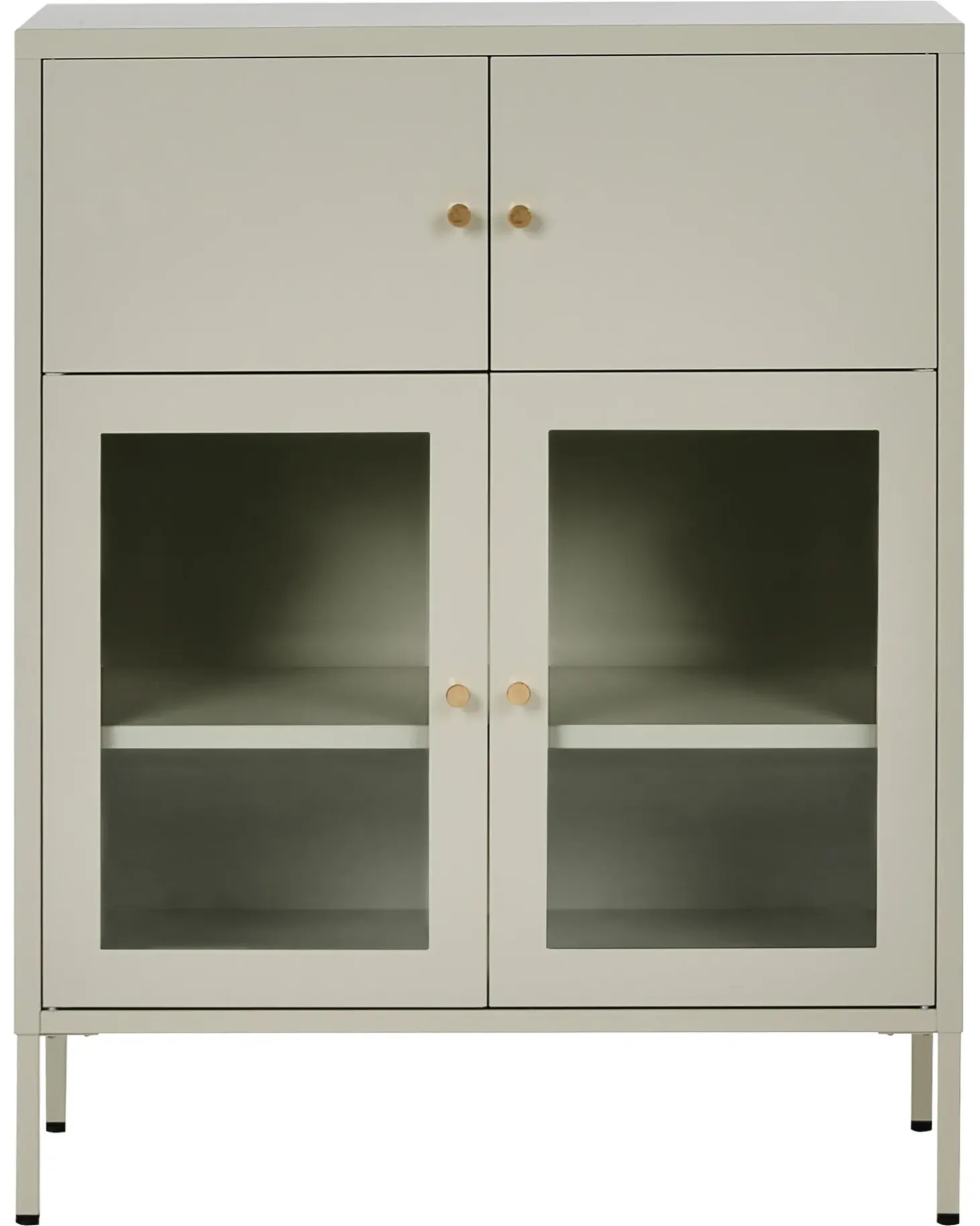 Best Witryna ze szklaną gablotą ESHOLT Metal 80 cm Jasno Wszystko Do Przechowywania W Kuchni|Wszystko Do Przechowywania