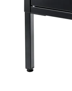 Discount Witryna ze szklaną gablotą HARTY Metal 80 cm Wszystko Do Przechowywania W Kuchni|Wszystko Do Przechowywania