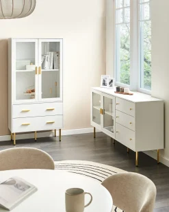 Discount MILORA 80 cm Biały Wszystko Do Przechowywania W Kuchni|Wszystko Do Przechowywania