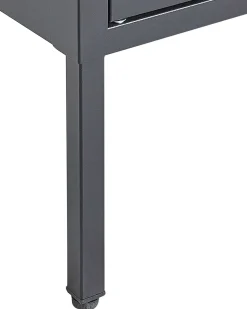 Clearance Witryna ze szklaną gablotą NASH Metal 90 cm Wszystko Do Przechowywania W Kuchni|Wszystko Do Przechowywania