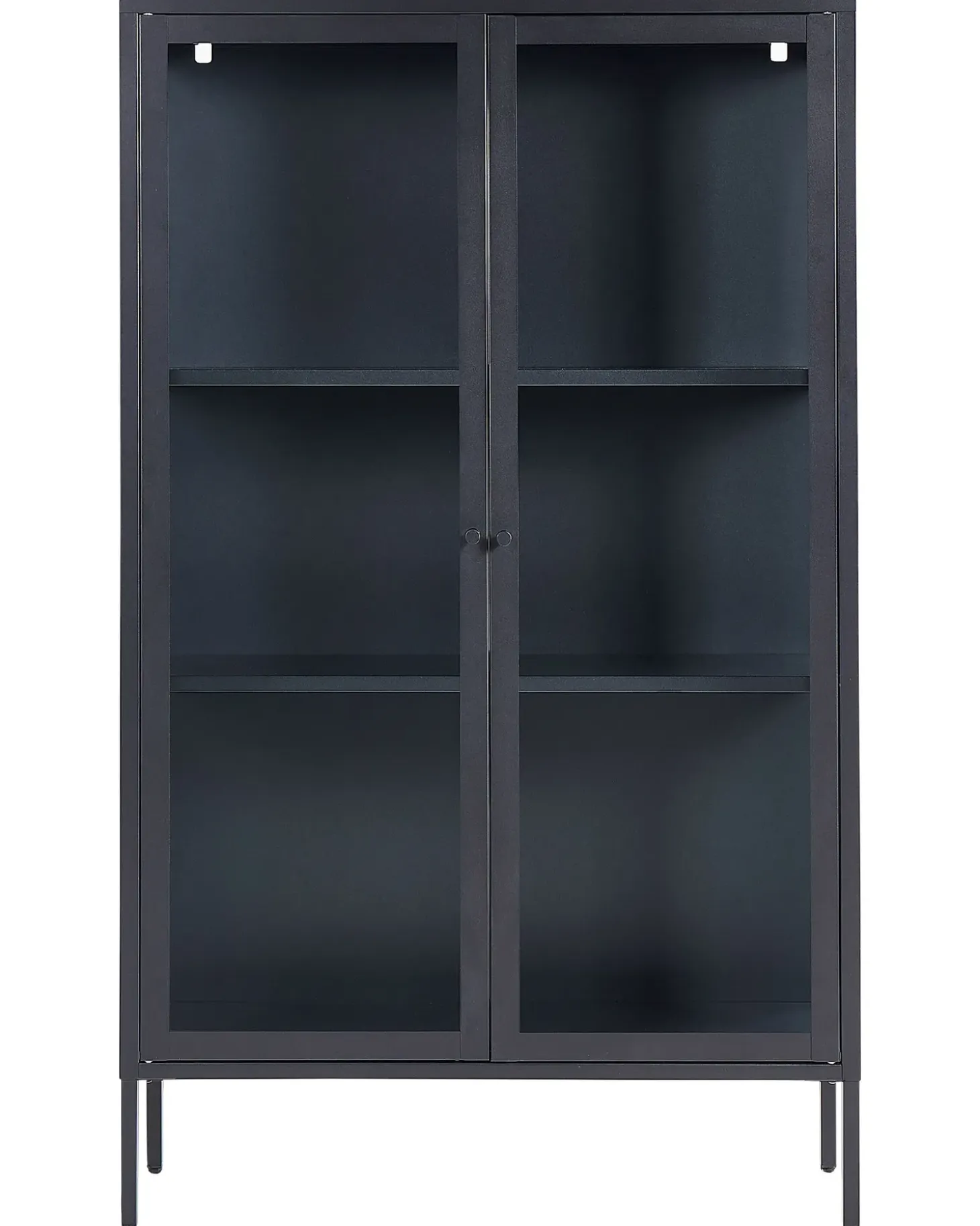 Clearance Witryna ze szklaną gablotą NASH Metal 90 cm Wszystko Do Przechowywania W Kuchni|Wszystko Do Przechowywania
