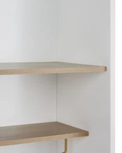 New Witryna ze szklaną gablotą PARLIN 82 cm Wszystko Do Przechowywania W Kuchni|Wszystko Do Przechowywania