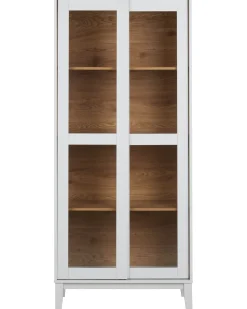 Clearance Witryna ze szklaną gablotą RUMSON 80 cm Wszystko Do Przechowywania W Kuchni|Wszystko Do Przechowywania