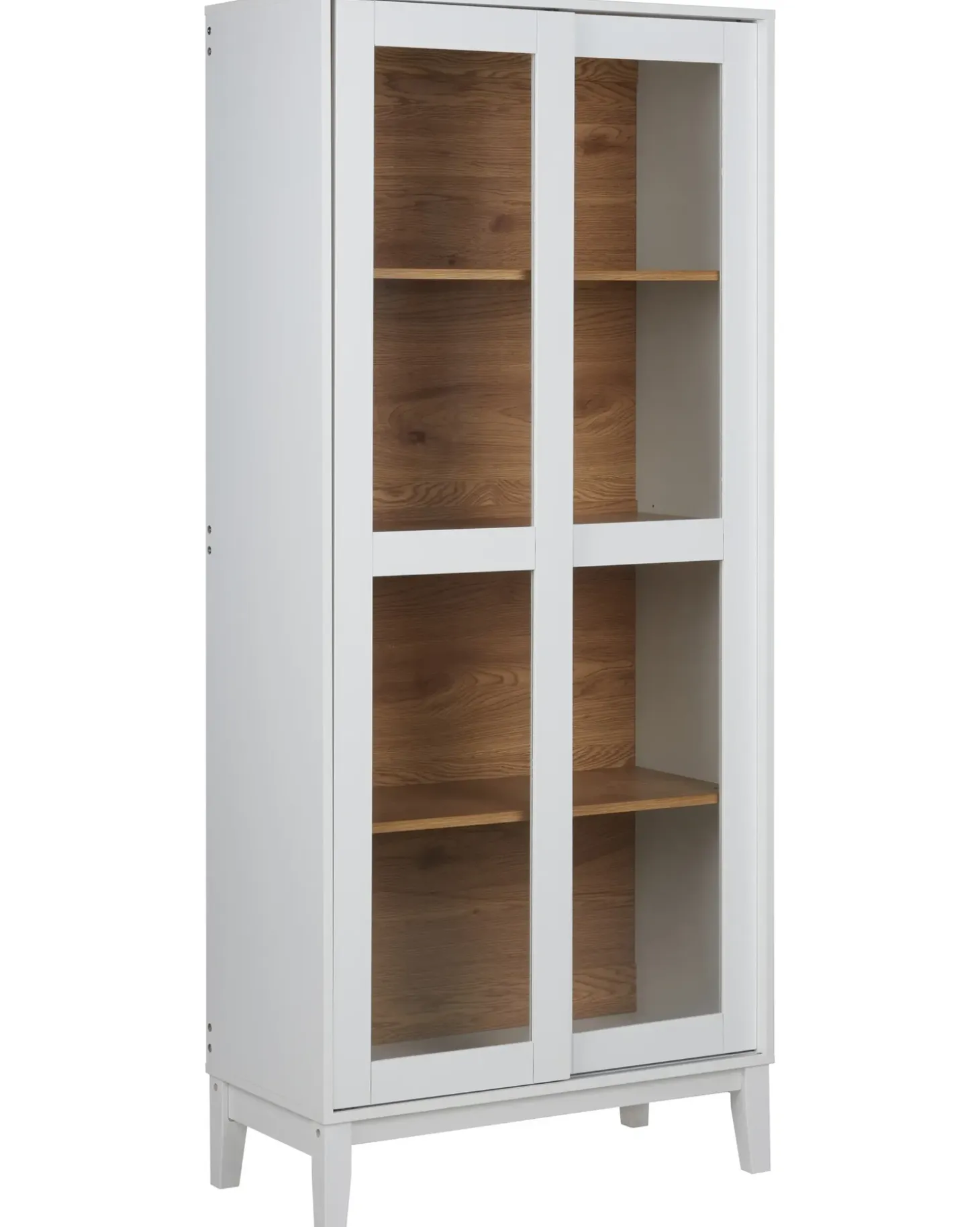 Clearance Witryna ze szklaną gablotą RUMSON 80 cm Wszystko Do Przechowywania W Kuchni|Wszystko Do Przechowywania