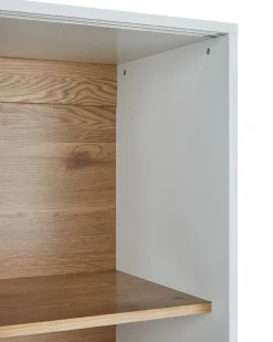 Clearance Witryna ze szklaną gablotą RUMSON 80 cm Wszystko Do Przechowywania W Kuchni|Wszystko Do Przechowywania