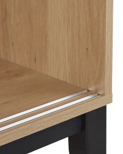 Discount Witryna ze szklaną gablotą RUMSON 80 cm Jasno Wszystko Do Przechowywania W Kuchni|Wszystko Do Przechowywania