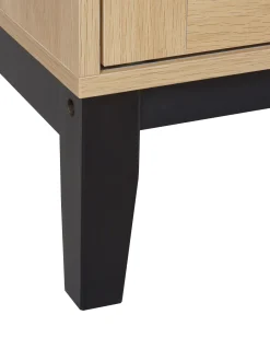 Discount Witryna ze szklaną gablotą RUMSON 80 cm Jasno Wszystko Do Przechowywania W Kuchni|Wszystko Do Przechowywania