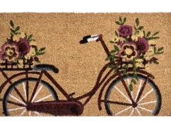 Wycieraczka AVAK Naturalny 50 x 80 cm Rower Włókno kokosowe