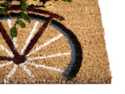 Wycieraczka AVAK Naturalny 50 x 80 cm Rower Włókno kokosowe