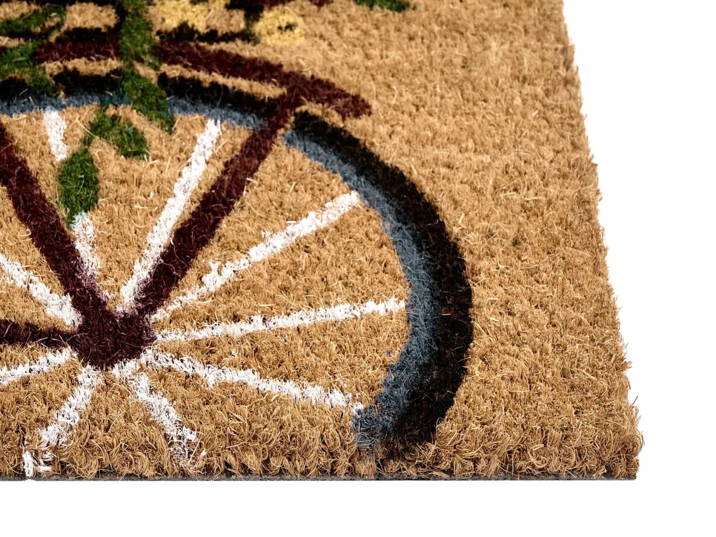 Wycieraczka AVAK Naturalny 50 x 80 cm Rower Włókno kokosowe