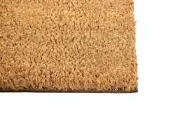 Wycieraczka BALANACAN Naturalny 55 x 120 cm Wzór świąteczny Włókno kokosowe