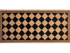 Wycieraczka CARDONA Beżowy/ czarny 55 x 120 cm Włókno kokosowe