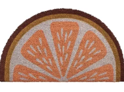 Wycieraczka DAVAO Pomarańczowy 45 x 75 cm Włókno kokosowe