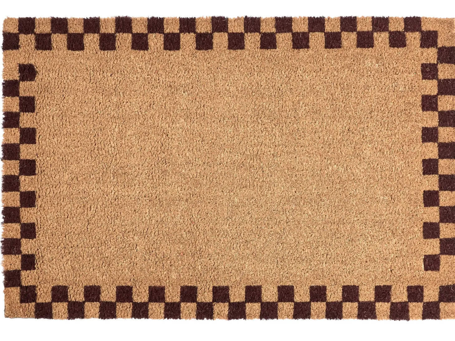 Wycieraczka SAGADA Beżowy/ brązowy 40 x 60 cm Włókno kokosowe