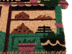 Wycieraczka TERNATE Kolorowy 60 x 90 cm Włókno kokosowe